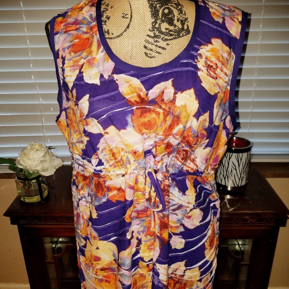 Simply Vera Vera Wang floral dress - Picture 2 of 4
